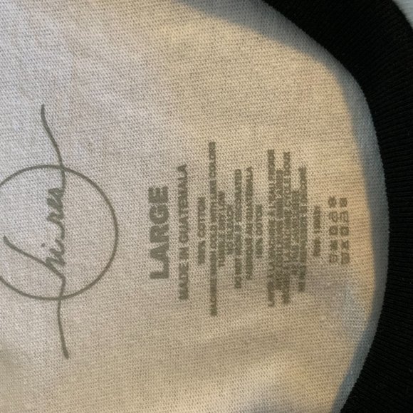 NWT Hi Res Retro Baseball Tee + LOVE Imprint Size L - Picture 3 of 4